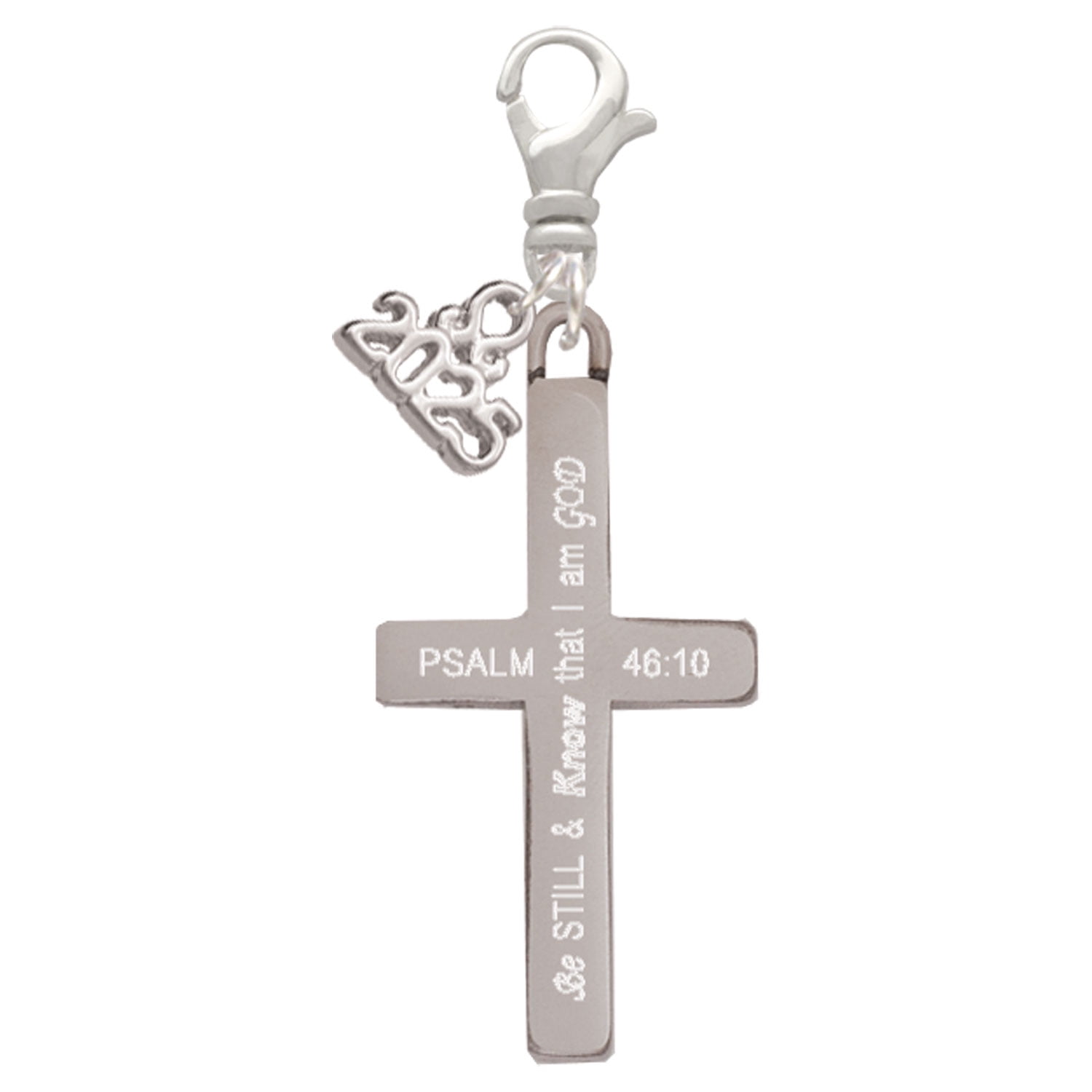 Personalized Engraved Cross Photo Album - Silver Custom Message Keepsake For Communion & Baptism - View #2