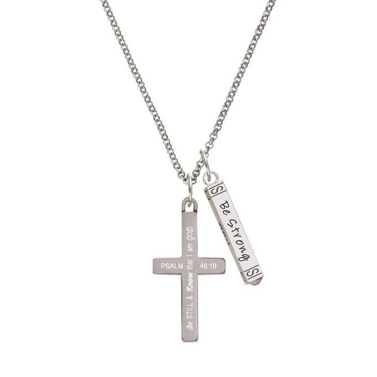 Delight Jewelry Stainless Steel Psalm 46:10 Be Still and Know