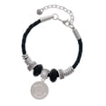 thumbnail image 1 of Delight Jewelry Stainless Steel You are Llamazing Llama Disc - Mom Celtic Knot Leather Bead Bracelet, 7"+2" Extender, 1 of 4