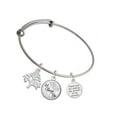 thumbnail image 1 of Delight Jewelry Thank You for Raising the Woman of my Dreams Silvertone Let Things Go Tree Charm Bangle Bracelet, 1 of 4