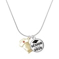 thumbnail image 1 of Delight Jewelry Two-tone Nurse's Prayer Heart - Healing Hand - Silvertone Senior Class of 2026 Dome Necklace, 18", 1 of 5