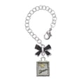 thumbnail image 1 of Delight Jewelry Two-tone Shadow Box ''Dream'' with Star - Silvertone Black Bow Charm Accessory for Tumblers and Thermal Cups, 1 of 4