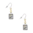 thumbnail image 1 of Delight Jewelry Two-tone Shadow Box ''Faith'' with Cross Gold Tone Infinity French Earrings, 1 of 4