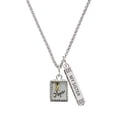 thumbnail image 1 of Delight Jewelry Two-tone Shadow Box ''Hope'' with Ribbon Silvertone Always My Sister Bar Charm Necklace, 23", 1 of 4