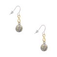 thumbnail image 1 of Delight Jewelry Two-tone Striped Ornament Gold Tone Infinity French Earrings, 1 of 4