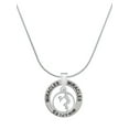 thumbnail image 1 of Delight Jewelry Volleyball Player Silhouette in 1/2'' Disc Miracles Ring Charm Necklace, 18", 1 of 4