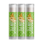 Delight Naturals Banana Cream Pie Lip Balm - 3 Pack