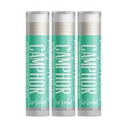Delight Naturals Camphor Lip Balm - 3 Pack