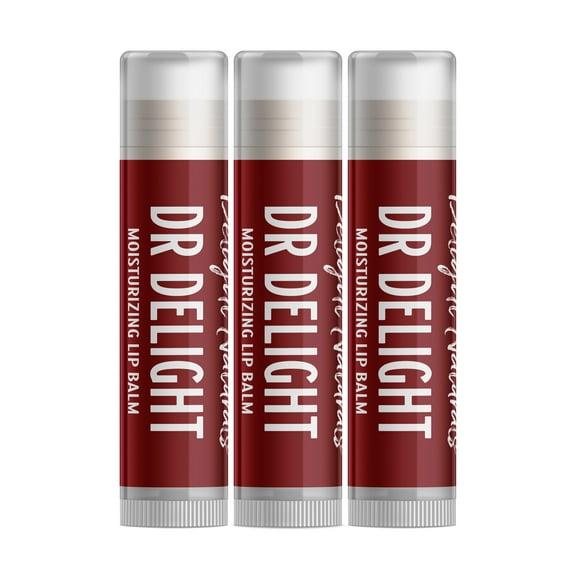 Delight Naturals Dr Delight Lip Balm - 3 Pack
