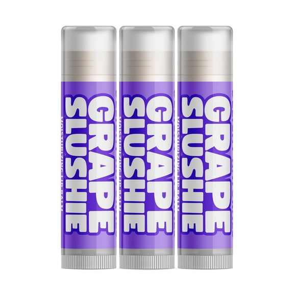 Delight Naturals Grape Slushie Lip Balm - 3 Pack