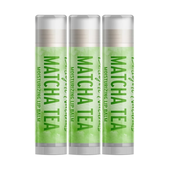 Delight Naturals Green Tea Lip Balm - 3 Pack