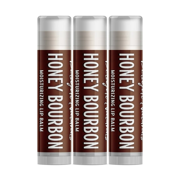 Delight Naturals Honey Bourbon Lip Balm - 3 Pack