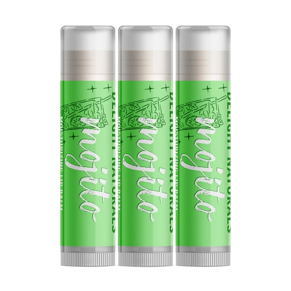 Delight Naturals Mojito Cocktail Lip Balm - 3 Pack