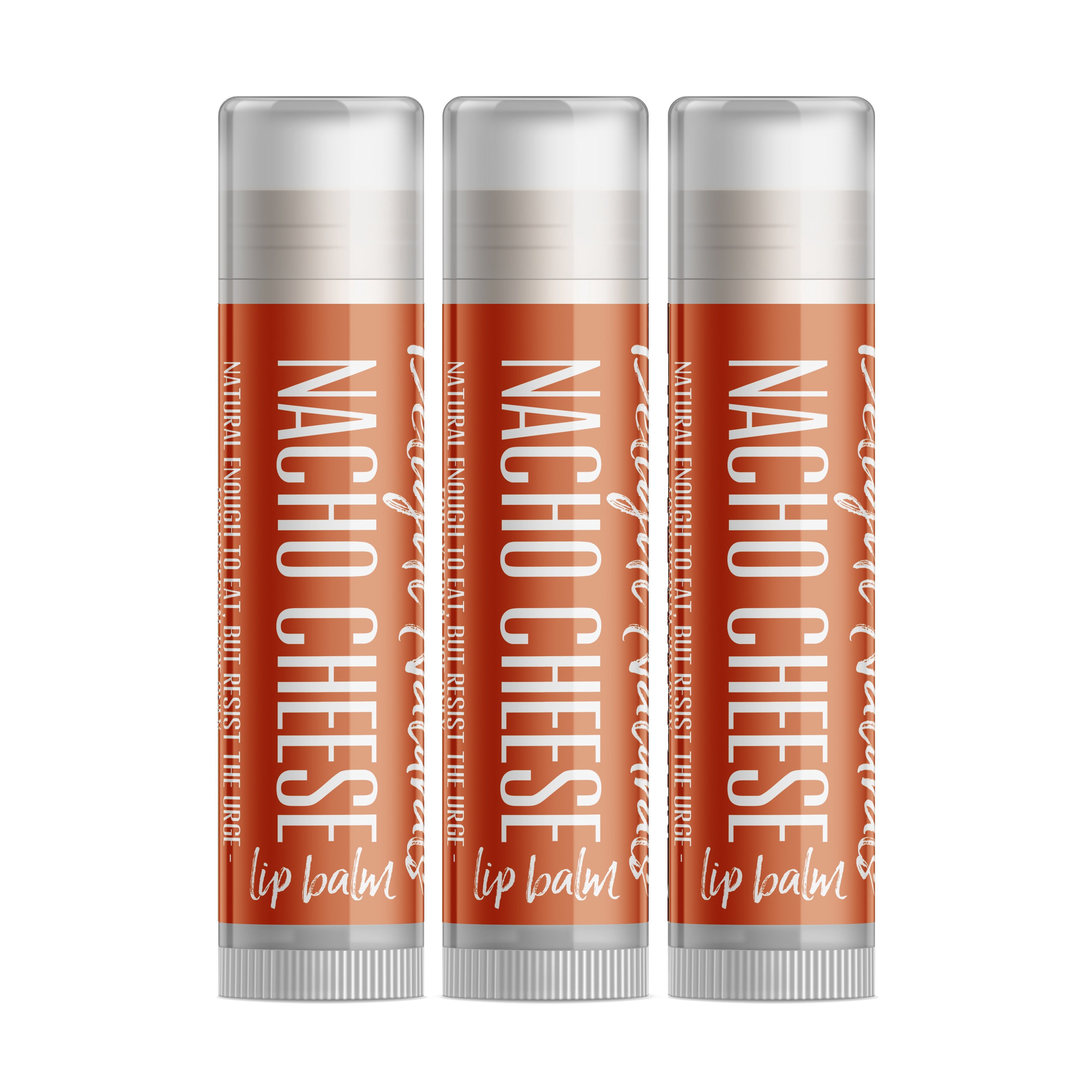 Delight Naturals Nacho Cheese Lip Balm - 3 Pack - Walmart.com