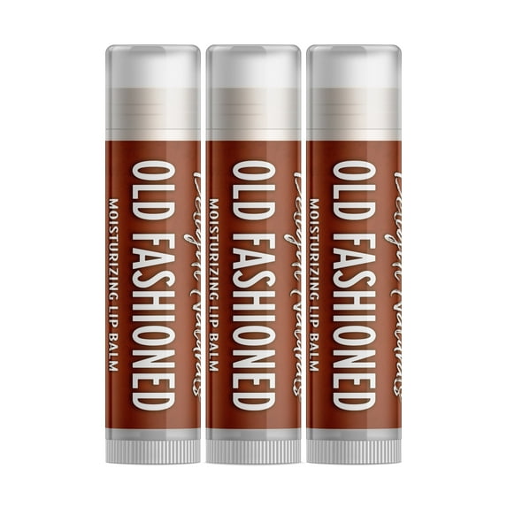 Delight Naturals Old Fashioned Cocktail Lip Balm - 3 Pack