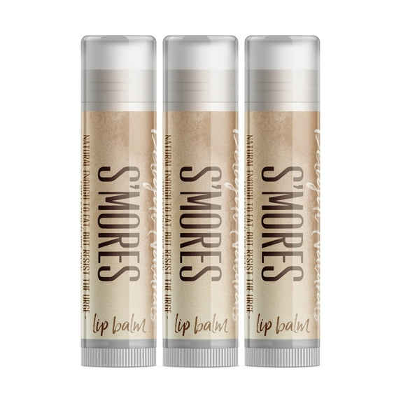 Delight Naturals S'Mores Lip Balm - 3 Pack