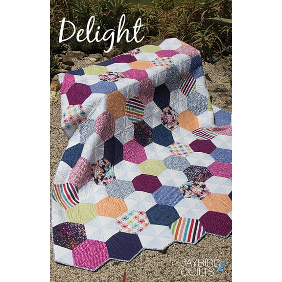 Delight Quilt Pattern by Julie Herman of Jaybird Quilts