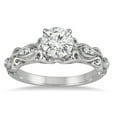thumbnail image 1 of Delightful Antique Wedding Ring 0.50 Carat Round Cut Diamond on Gold, 1 of 4