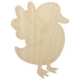 thumbnail image 1 of Delightful Duck Flapping Wings Wood Shape Unfinished Piece Cutout Craft DIY Projects - 4.70 Inch Size - 1/8 Inch Thick, 1 of 7