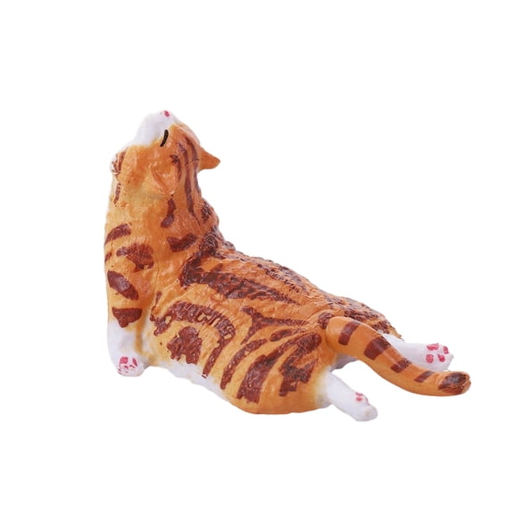 Delightful Figurines For Monitor Shelf Decors Statue Collection Accent Resin Kitten Figurine