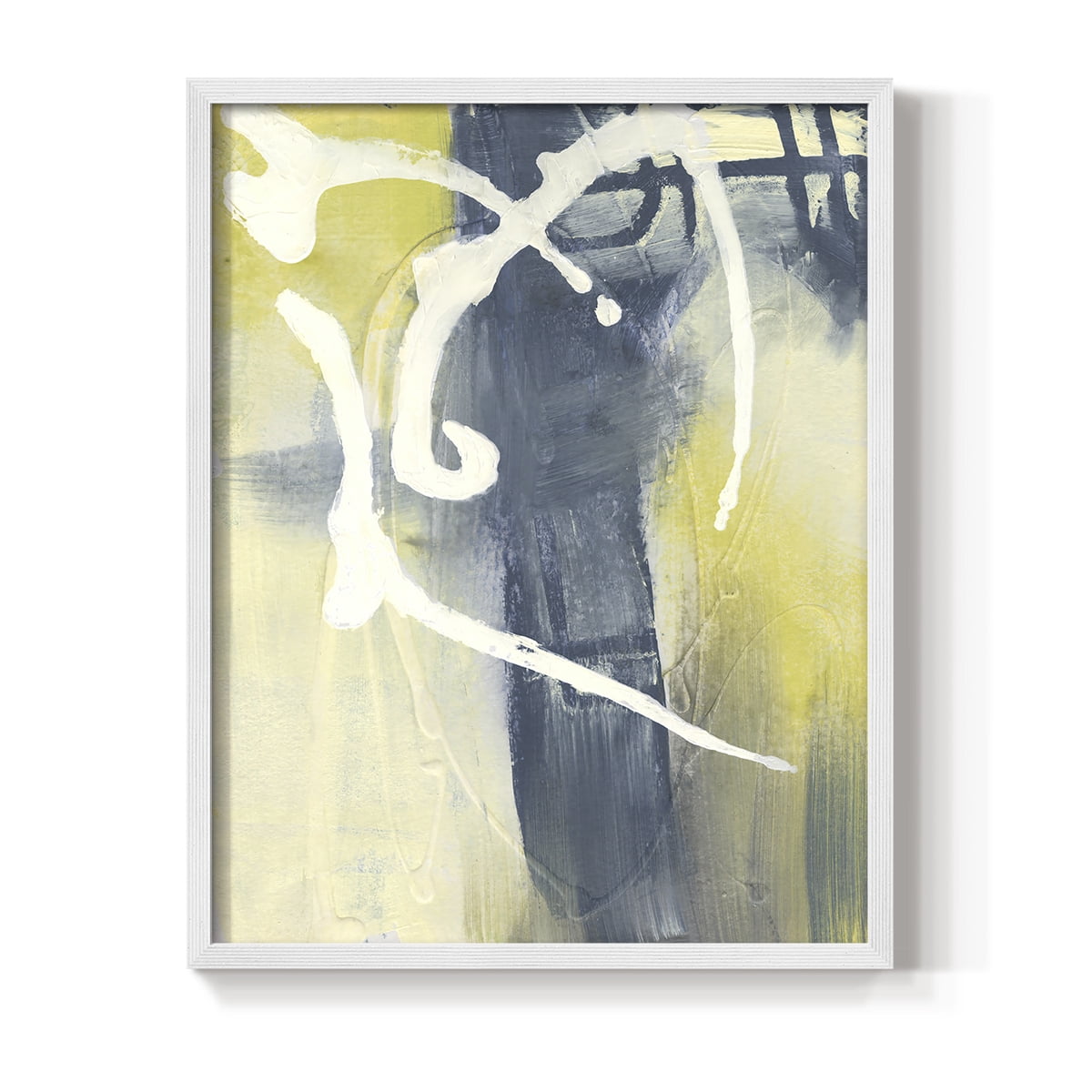 Delightful II Framed Print in Solid Wood 11 x 14 NO NAIL HANGING