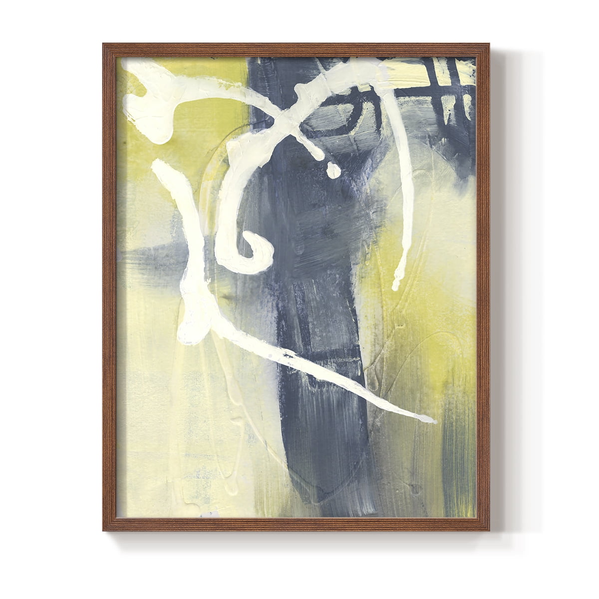 Delightful II Framed Print in Solid Wood 16 x 20 NO NAIL HANGING
