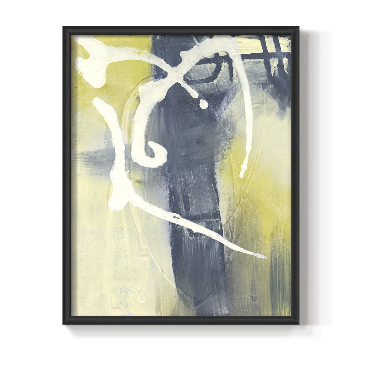 Delightful II Framed Print in Solid Wood 22 x 28 NO NAIL HANGING