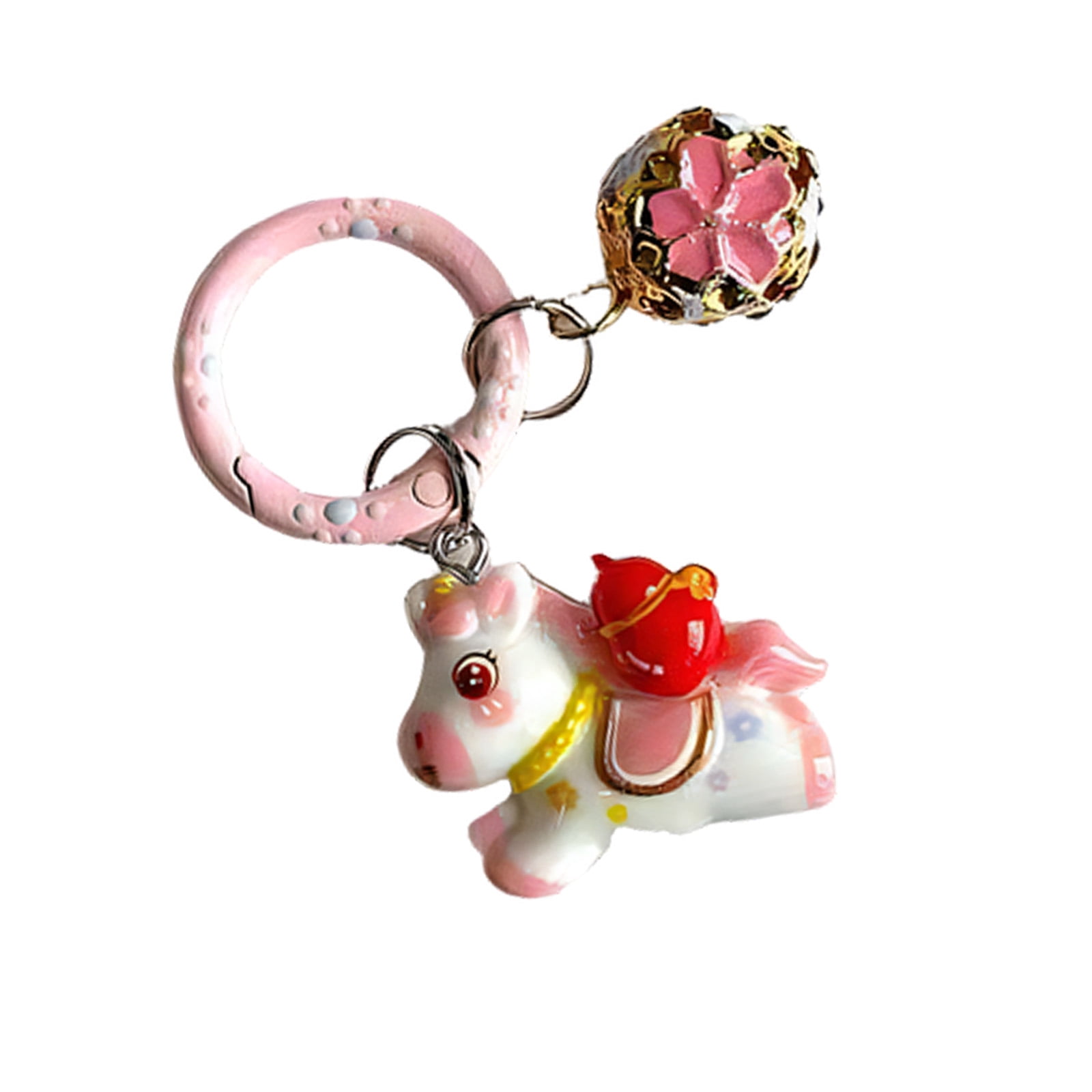 Delightful Little Horse Key Rings Includes A Jingling Bells Compact And ...
