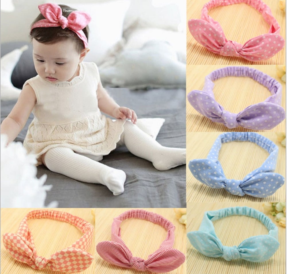 Delightful Set of 6 Assorted Headbands for Infants and Toddlers