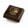 thumbnail image 1 of Delightful Warm Wood Tone Musical Jewelry Box with Floral and Heart Outline Inlay - California Girls, 1 of 2