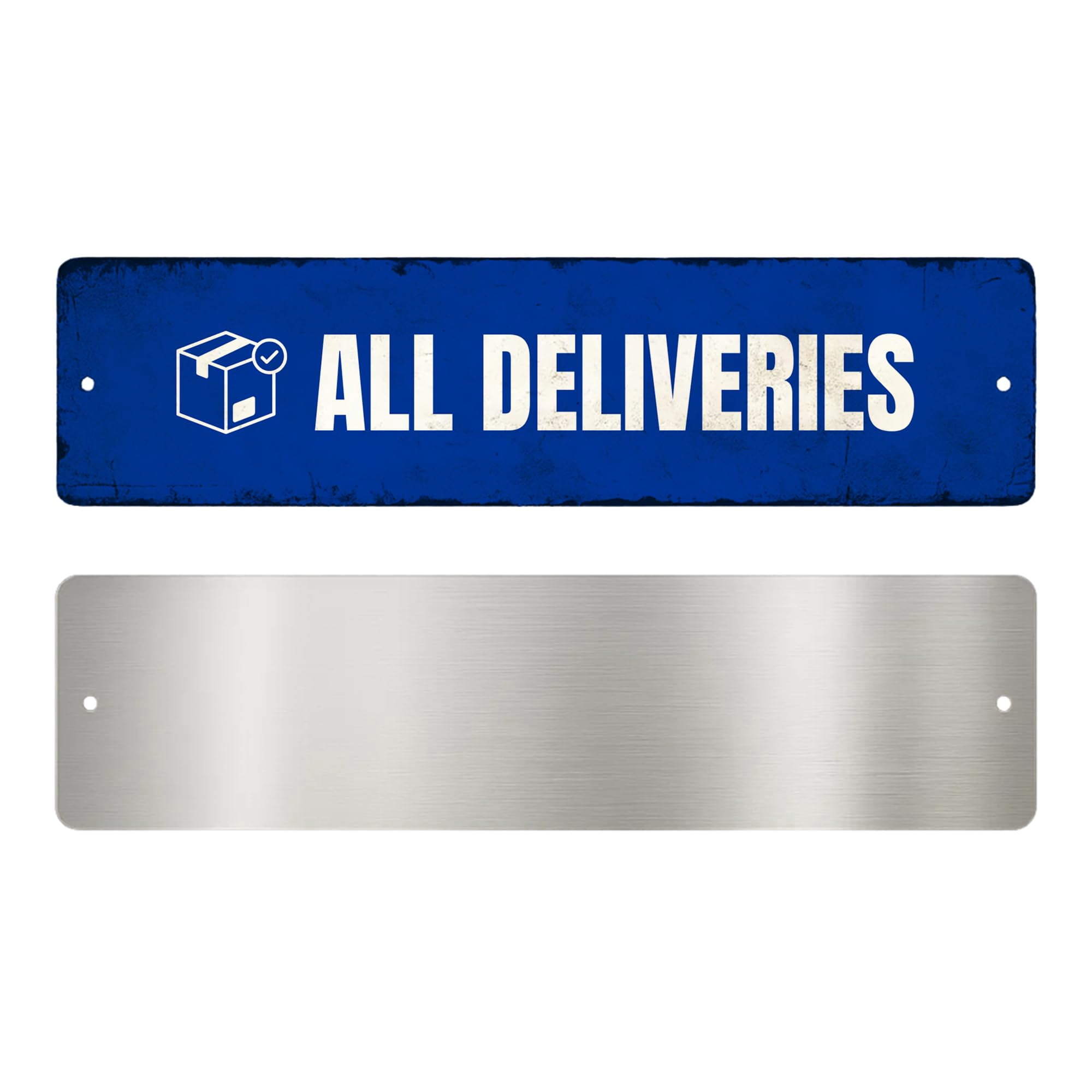 All Deliiveries Metal Sign by DC | Arrow Metal Directional Signage for ...