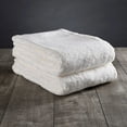 thumbnail image 1 of Delilah Home - 100% Organic WashClothTowel Set - High Quality, Ultra-Soft, & Absorbent Turkish Organic Cotton Spa Towels - Eco-Friendly & Vegan (Two pieces each 13x13),White, Face Towels, 1 of 5