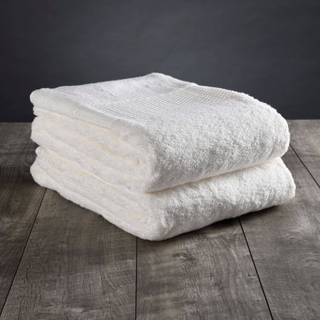 Delilah Home - 100% Organic Hand Towel Set - High Quality, Ultra-Soft, & Absorbent Turkish Organic Cotton Spa Towels - Eco-Friendly & Vegan (Two pieces each 16x30) Pack of 2, Ivory Hand Towels