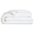 thumbnail image 1 of Delilah Home 100% Organic Cotton Bed Sheets, White, Queen Duvet, 1 of 8
