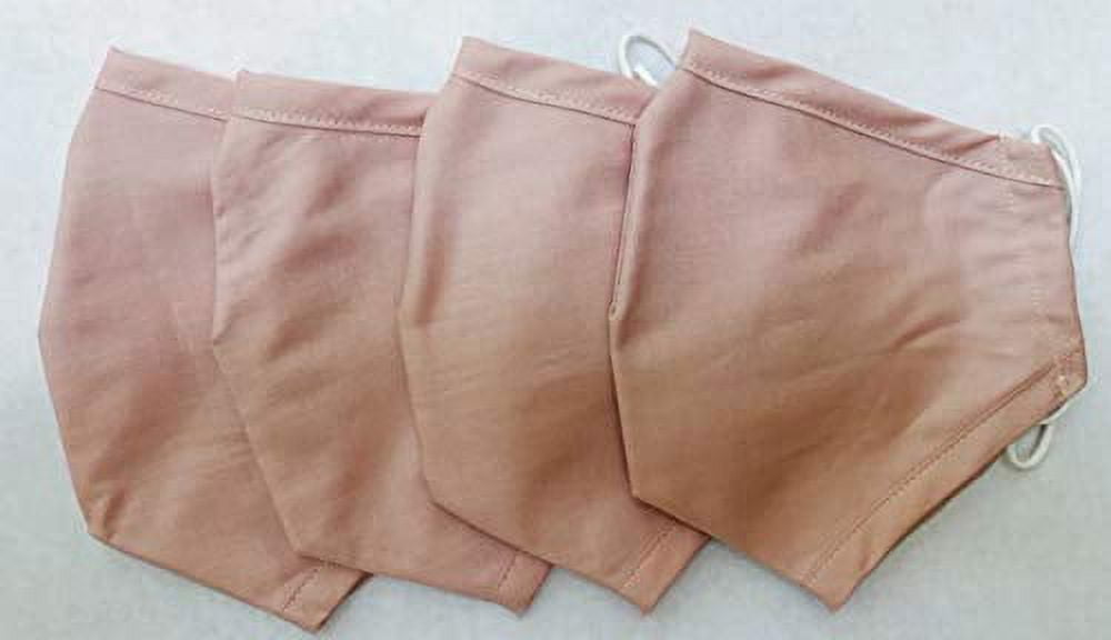 Delilah Home 100% Organic Cotton (GOTS) Essential Masks (4 pack) (Rose)