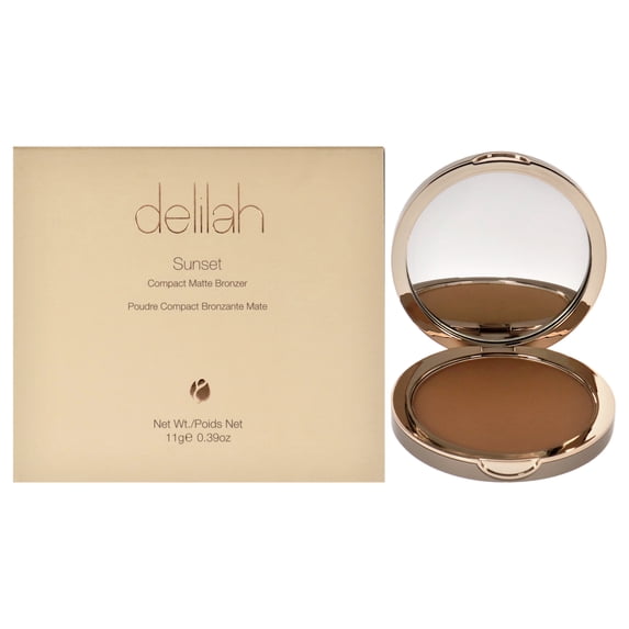 Delilah Sunset Compact Matte Bronzer - Medium Dark 0.39 oz Bronzer