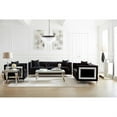 thumbnail image 1 of Delilah Upholstered Living Room Set Black, 1 of 5