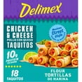 thumbnail image 1 of Delimex Chicken & Cheese Taquitos Frozen Snacks, 18 Count Box, 1 of 15