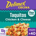 thumbnail image 1 of Delimex Chicken & Cheese Taquitos Frozen Snacks, 40 Count Box, 1 of 14