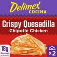 thumbnail image 1 of Delimex Chipotle Chicken Crispy Quesadillas, 8 oz Box, Frozen, 1 of 15