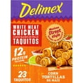 thumbnail image 1 of Delimex White Meat Chicken Taquitos Frozen Snacks, 23 ct Box, 1 of 16