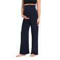 thumbnail image 1 of Delimira Modal Cotton Maternity Lounge Pants 28.5" Maternity Summer Wide Leg Pants, 1 of 2