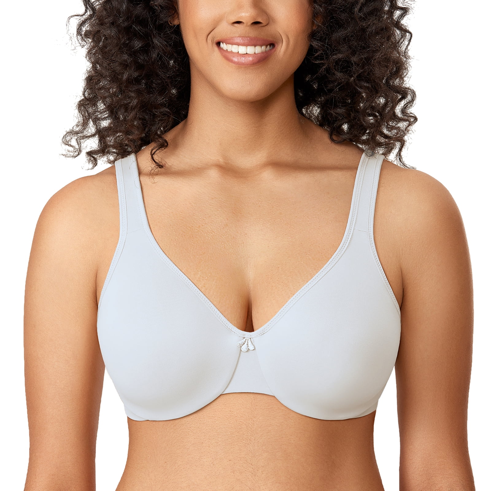 DELIMIRA Women's Smooth Full Figure Underwire Seamless Minimizer Bra Beige  32B : : Clothing, Shoes & Accessories