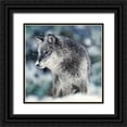 thumbnail image 1 of Delimont, Danita 12x12 Black Ornate Wood Framed with Double Matting Museum Art Print Titled - Winter Watch, 1 of 4