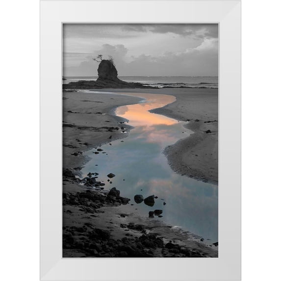 Delimont, Danita 13x18 White Modern Wood Framed Museum Art Print Titled - Playa Carrillo