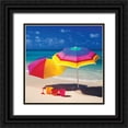 thumbnail image 1 of Delimont, Danita 15x15 Black Ornate Wood Framed with Double Matting Museum Art Print Titled - Bright Beach I, 1 of 4
