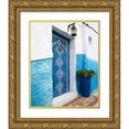 thumbnail image 1 of Delimont, Danita 15x18 Gold Ornate Wood Framed with Double Matting Museum Art Print Titled - Morocco Door, 1 of 4