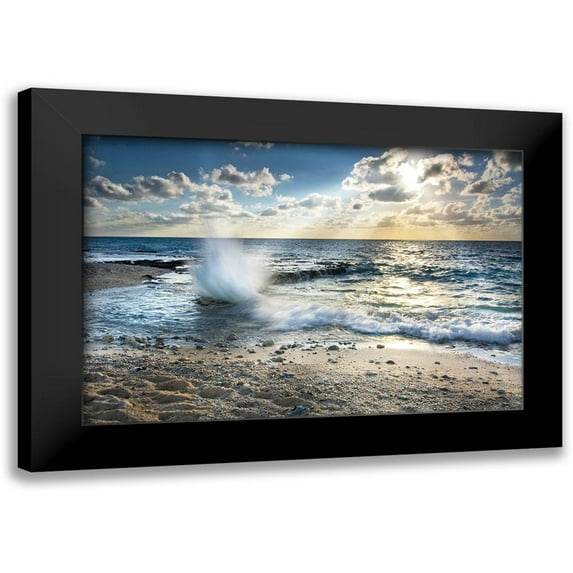Delimont, Danita 18x13 Black Modern Framed Museum Art Print Titled - Caribbean Sundown