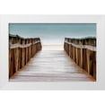 thumbnail image 1 of Delimont, Danita 18x13 White Modern Wood Framed Museum Art Print Titled - Ocean Boardwalk, 1 of 4