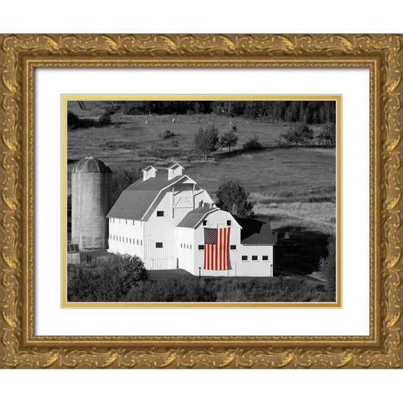 Delimont, Danita 18x15 Gold Ornate Wood Framed with Double Matting Museum Art Print Titled - American Farmhouse